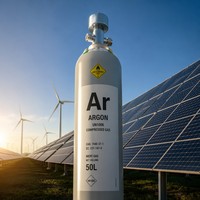 Cilindro de Gas Argón de Ultra Alta Pureza 99.999% 5N |   Gas de Grado Industrial y para Semiconductores para Soldadura TIG y Electrónica