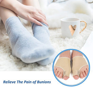 Séparateur d'orteils en gel de silicone, correcteur de <span class=keywords><strong>hallux</strong></span> <span class=keywords><strong>valgus</strong></span>, manchon antidérapant respirant, soulagement de la douleur, protection des pieds - Product Image 5