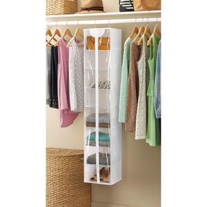 Sac de rangement transparent pour vêtements suspendus 1034D X 1034W X 5234H, organisateur de garde-robe anti-poussière - Product Image 2