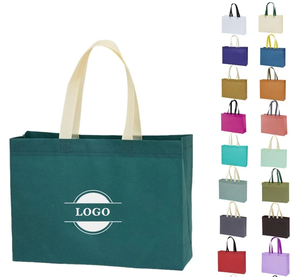 Premium Quality Eco-Friendly Water Resistant Plain Microfiber Fabric Handbag Tote Bags with Custom Logo for Branded Use