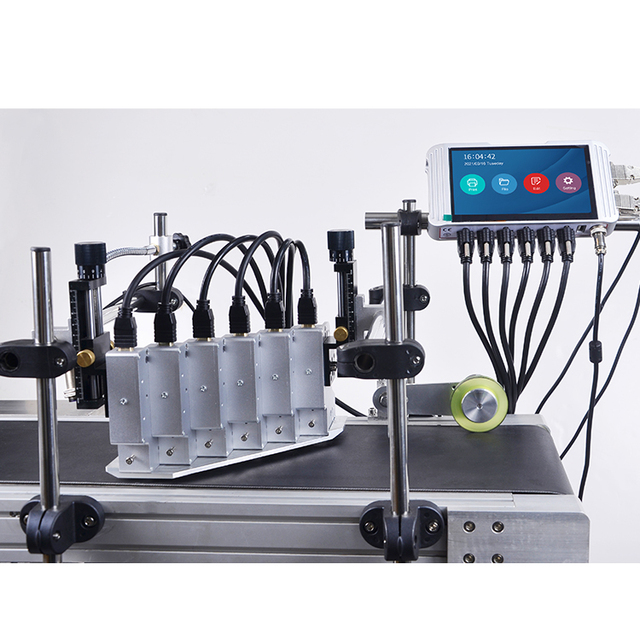 Highly Efficient 1-6 Heads TIJ Thermal Inkjet Printer for Continuous Inkjet Coding and Date Marking