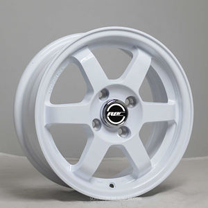 ล้อแม็กซ์รถยนต์ขนาด 14 นิ้ว ขายส่ง 4X100 4X114.3 ล้ออัลลอยด์แบบโมโนบล็อก ล้อแม็กซ์ <span class=keywords><strong>TE37</strong></span> - Product Image 1