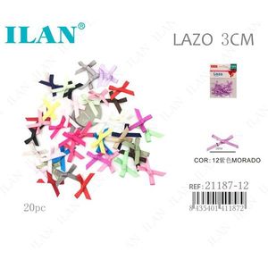 Fiocchi in Nastro Artigianale Ilan Lazo 3Cm, 20 Pezzi Colori Misti per Decorazioni Fai-da-Te - Product Image 1