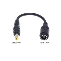 7.9x5.5mm à 5.5*2.5mm 5.5*2.1mm câble de connecteur de cordon de prise d'alimentation cc pour ordinateur portable Lenovo