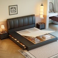 Modernes Verstellbares Ergonomisches Luxusbett - Zweiteiliges Kopfteil Nappa-Leder Queensize-Bettgestell - Direktvertrieb ab Werk