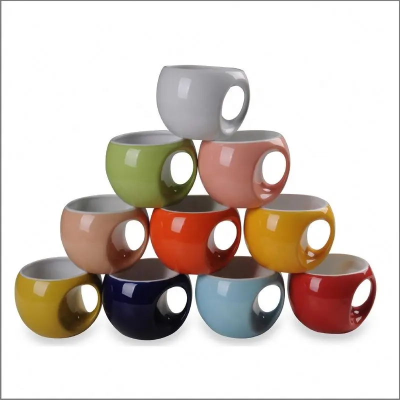 2023 panas Yanxiang Mug keramik warna mengkilap keramik cangkir sup dengan tutup dan sendok Mug keramik emas