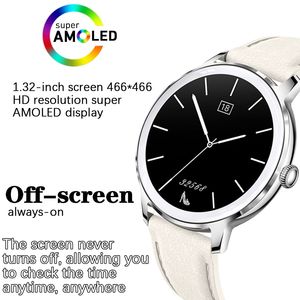 T8 อัลตร้าสมาร์ทวอทช์สำหรับผู้หญิง 1.19 นิ้ว 390*390 หน้าจอ HD บลูทูธโทรอัตราการเต้นของหัวใจการตรวจสอบออกซิเจนในเลือดโหมดกีฬาสมาร์ทวอทช์ - Product Image 5