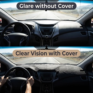 Funda de Felpa Premium Personalizada para el Tablero de <span class=keywords><strong>Hyundai</strong></span> <span class=keywords><strong>Santa</strong></span> <span class=keywords><strong>Fe</strong></span> <span class=keywords><strong>2005</strong></span>, Accesorio de Protección <span class=keywords><strong>Interior</strong></span>, Tapete Antideslizante para el Tablero del Automóvil - Product Image 5
