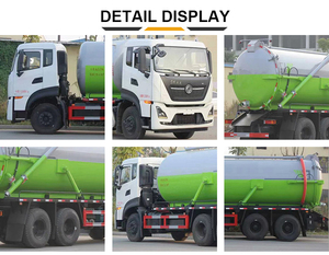 รถดูดสิ่งปฏิกูล Dongfeng 6X4 23000 ลิตร ยูโร 4 ดีเซล เกียร์ธรรมดา ใหม่ สำหรับงานหนัก 180 กิโลวัตต์/245 แรงม้า ระบบดูดสิ่งปฏิกูล - Product Image 5
