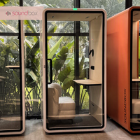 Bilik Kantor Kedap Suara, Pod Akustik, Ruang Panggil Telepon Modular untuk Privasi di Tempat Kerja