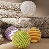 Boules de lavage TPR réutilisables pour machine à laver, anti-nœuds, attrape-poils d'animaux, pour agitateur de sèche-linge