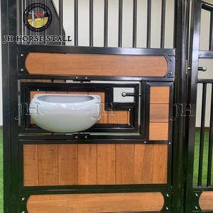 Stalle d'écurie de cheval en métal de longévité en métal facile de kit de stalles en bambou tissées par brin permanent Offre Spéciale - Product Image 4