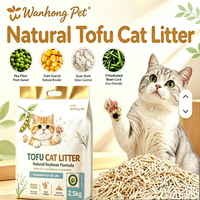 Pasir Kucing Tofu Alami 99% Rendah Debu Aman untuk Anak Kucing Sangat Menyerap Ramah Lingkungan Biodegradable Produsen Cina