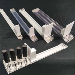 Organizador de bebidas para exhibición de dispensador de nevera con empuje suave y rápido, ancho ajustable - Product Image 6