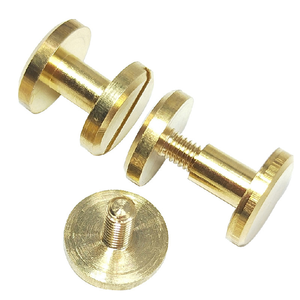 <span class=keywords><strong>CNC</strong></span> gia công nam và nữ <span class=keywords><strong>Brass</strong></span> tập tin cuốn sách ràng buộc trang trí Chicago vít - Product Image 5