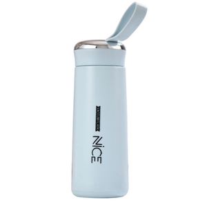 Gobelet isotherme portable en verre double paroi de 13 oz de haute qualité avec bouchon à paille, sans BPA, anti-fuite, pour café de voyage, idéal pour l'extérieur et la salle de sport - Product Image 6