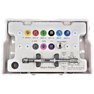 Universal Prosthetic Kit Dental Implant <b>Tool</b> Set Torque Ratchet <b>With</b> Color Coded Bits For Oral Therapy Equipments - Product Image 5