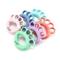 Entrenador de Fuerza Portátil de Silicona con Forma de Pata de Oso, Ejercitador de Dedos para Entrenamiento de Antebrazo y Muñeca, Fitness