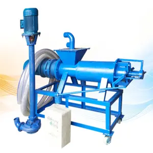 Professional farming animal chicken solid liquid separator automatic poultry manure drying machine cow dung dewatering machine