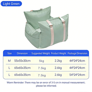 Vente d'usine : Siège auto pour chien 2-en-1 de qualité supérieure, confortable et polyvalent, pour les voyages avec les chiots - Product Image 5