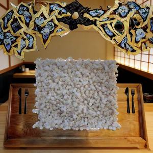 Mur de fleurs artificielles 5D 8*9 pieds, décoration intérieure, design très dense pour Pâques et mariage - Product Image 4