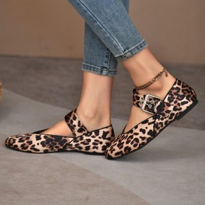 618 femmes marche lente chaussures décontractées PU Mary Jane boucle de ceinture chaussures plates nouveautés sortie d'usine taille 35-42 - Product Image 3