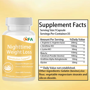 Capsules de perte de poids nocturnes pour adultes et adolescents, directement du fabricant, vitamines 100% naturelles, digestion et immunité - Product Image 2