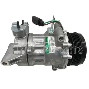 INTL-XZC761 6RF820803C 6R0820803B 5U0820803F para compressor Sanden SD6V12 Auto AC para AUDI VW