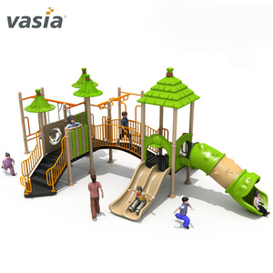 2020 Vasia Giá Rẻ Lớn Ngoài Trời Trẻ Em Playsets Sân Chơi Với <span class=keywords><strong>Slide</strong></span> Nhựa - Product Image 5