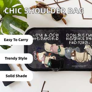 Sac à main de luxe pour femme en cuir végétal écologique avec logo en cuir vegan de base biologique Sac à main - Product Image 2