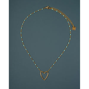 Collana da Donna YFB 386 Primavera Estate 44.5cm con Ciondolo in Smalto e Acciaio Inossidabile, Collana alla Moda per il Commercio all'Ingrosso - Product Image 2