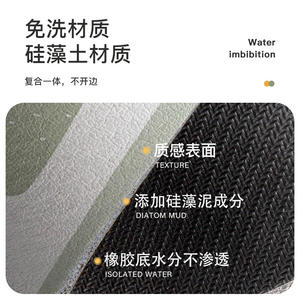 แผ่นรองกันลื่นสำหรับอ่างล้างจาน ซับน้ำได้ดี ลายกราฟฟิกผักผลไม้ ขนาด 60x40 ซม. - Product Image 3