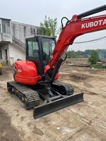 Excavatrice d'occasion haut de gamme Kubota 5T KX-155 pour l'exploitation minière, moteur EPA, pompe principale efficace, moteur, emballage allemand, 5500 kg, 550