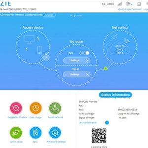 ขายส่ง ZTE 5G CPE MC888 Pro พร้อมชิปเซ็ต X62 ปลดล็อคแล้ว 5G WiFi โฮมเราเตอร์ ZTE MC888 Pro 5G CPE Router - Product Image 4