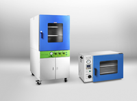 Dessiccateur électrique chimique industriel de laboratoire certifié Four de séchage sous vide à 200 degrés avec pompes avec contrôleur à microprocesseur