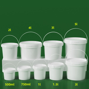 Kín Rõ Ràng Nhựa Xô Có Nắp Đậy <span class=keywords><strong>PP</strong></span> Xô 300ml-5l Cấp Thực Phẩm <span class=keywords><strong>Ice</strong></span> Cream Bồn Tắm Bền Cho Llạnh-Chuỗi Giao thông vận tải - Product Image 2