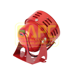 E015-1 ventes directes D'usine Sirène corne rouge 12V ventilateur lame buzzer corne d'alarme cornemuse Sirène D'incendie - Product Image 5