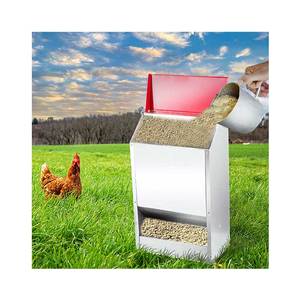 Personalización de productos metálicos Alimentación de pollos Contenedor de metal Sistema de alimentación del transportador Alimentador y <span class=keywords><strong>bebedero</strong></span> automático de pollos - Product Image 3