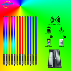 RGBWA Led recargable tubo de luz batería IP65 <span class=keywords><strong>360</strong></span> grados inalámbrico Led tubo de luz DMX impermeable Night Club DJ etapa Luz - Product Image 3