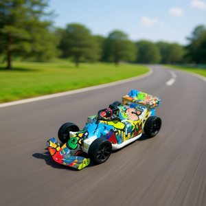 <b>RC</b> Speed Race 1:22 Scale Remote Control Car With Steering Wheel <b>Controller</b> For Kids Racing Fun - Product Image 1