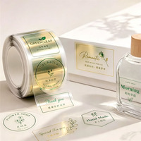 Étiquettes de parfum personnalisées avec logo brillant de qualité supérieure, autocollants d'emballage personnalisés pour mini-bouteilles de parfum d'intérieur