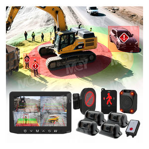 Monitor <span class=keywords><strong>de</strong></span> cámara <span class=keywords><strong>de</strong></span> 4 canales MCY <span class=keywords><strong>de</strong></span> 7 pulgadas, sistema <span class=keywords><strong>de</strong></span> detección <span class=keywords><strong>de</strong></span> punto ciego con pantalla <span class=keywords><strong>de</strong></span> pulgar hacia arriba en sitios <span class=keywords><strong>de</strong></span> construcción para excavadora grúa - Product Image 1