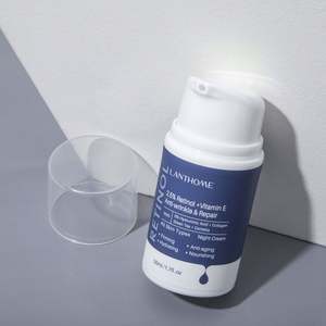 Crème de jour 10% Vitamine C + Aloe Vera et crème de nuit 2.5% Rétinol + Vitamine E avec 5% d'acide hyaluronique B5 pour la peau du visage - Product Image 3