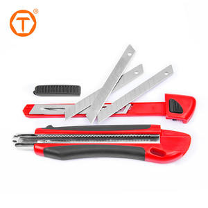 Cortador de cuchillos de seguridad, <span class=keywords><strong>hoja</strong></span> de repuesto <span class=keywords><strong>oculta</strong></span>, cortador de cuchillos utilitarios de 9mm - Product Image 2