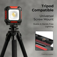 Lampe de travail magnétique rechargeable Brimmel, 4 modes d'éclairage, jusqu'à 1100 lm, 5 V 1 A, étanche IP54 pour intérieur/extérieur, camping, réparation automobile