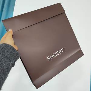 Sobres de Papel Kraft Rígido Personalizados al por Mayor para Envío de Ropa, Bolsa de Fondo Plano - Product Image 4