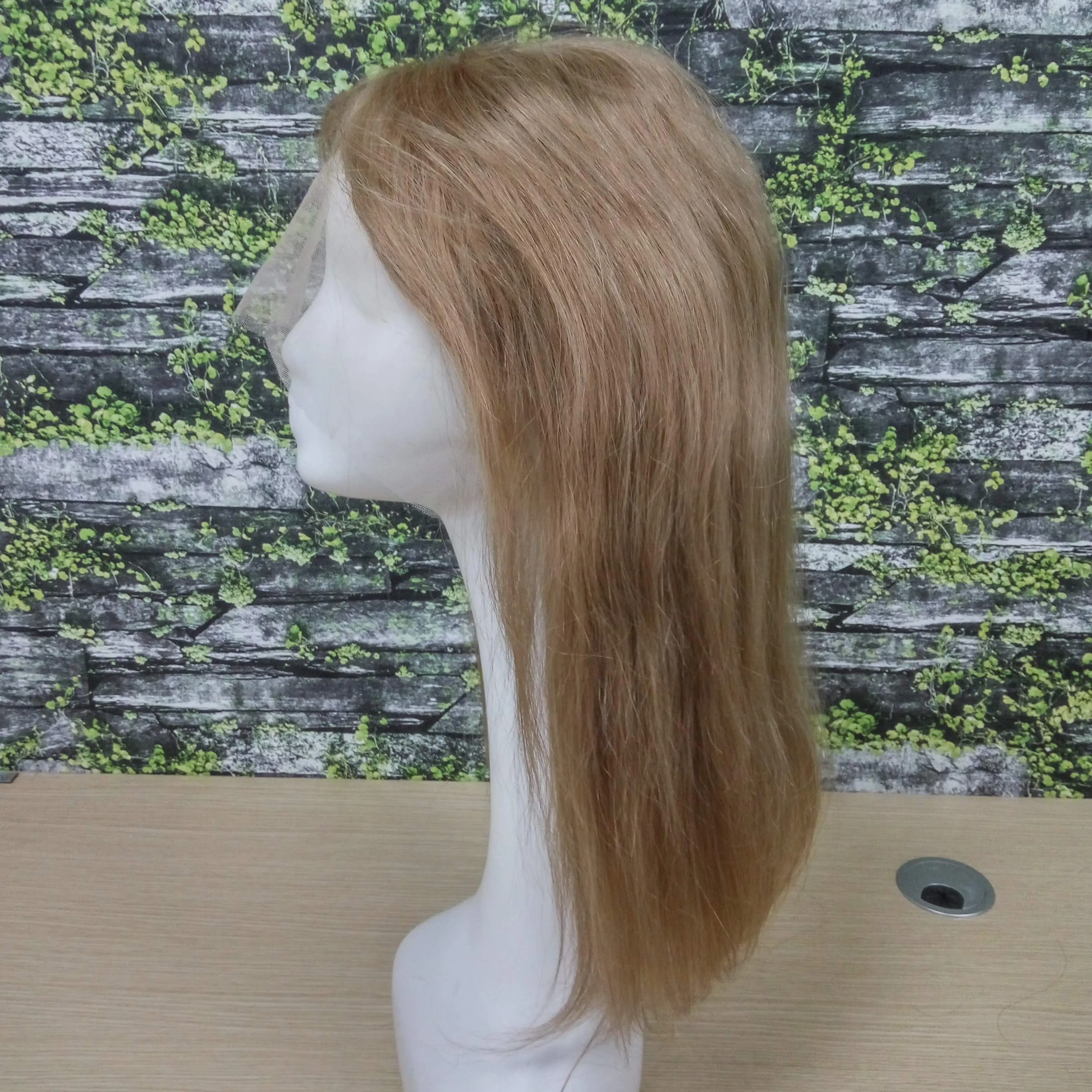 Blonde #9C, full size M/L/XL straight Lace wig hair (Vietnamese Human hair)
