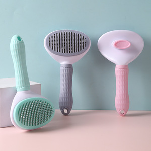 Cepillo de aseo para mascotas, peine portátil de dientes finos para perros, herramienta de eliminación de pelo - Product Image 1