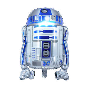 Sci-fi Yoda Baby <span class=keywords><strong>BB8</strong></span> Space <span class=keywords><strong>Robot</strong></span> Película de aluminio de látex de 12 pulgadas Globo de cumpleaños decorado - Product Image 3