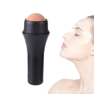Yusijie oil-absorving t-zone oil-absorbing volcanic face roller natural stone oil absorbing facial control roller reusable facia